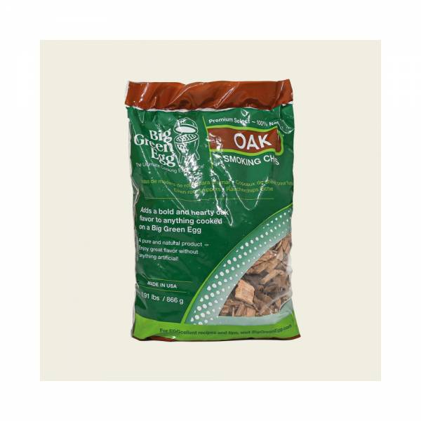 Big Green Egg Eiche Holz Chips Front